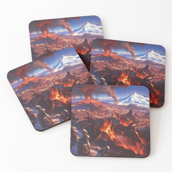 Item preview, Explosive Volcanic Landscape in Flames designed and sold by Christian Weiss.