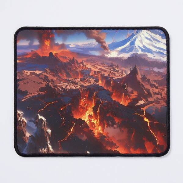 Item preview, Explosive Volcanic Landscape in Flames designed and sold by Christian Weiss.