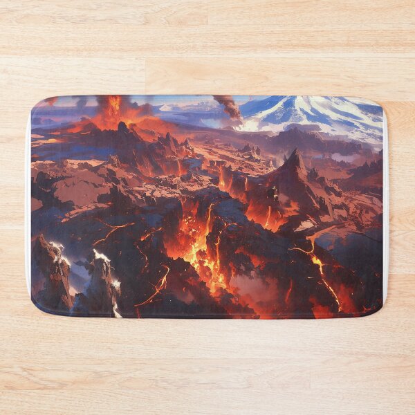 Item preview, Explosive Volcanic Landscape in Flames designed and sold by Christian Weiss.
