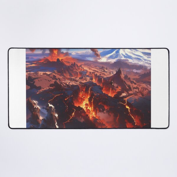 Item preview, Explosive Volcanic Landscape in Flames designed and sold by Christian Weiss.