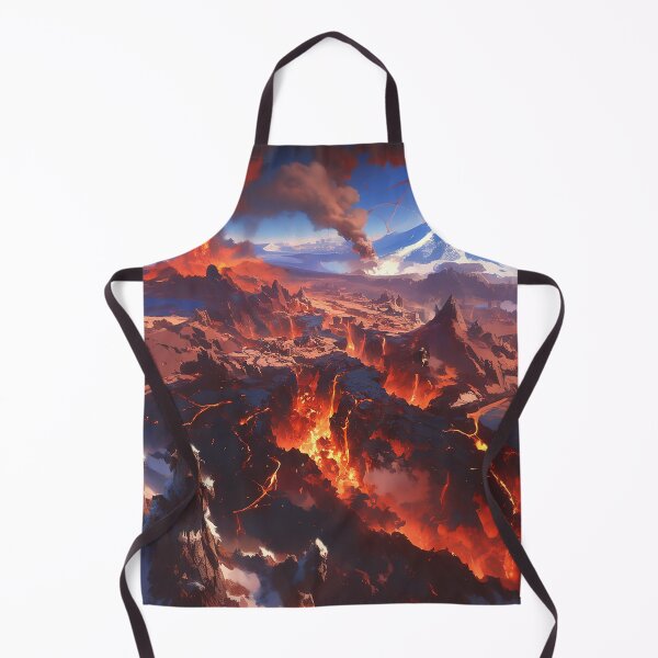 Item preview, Explosive Volcanic Landscape in Flames designed and sold by Christian Weiss.