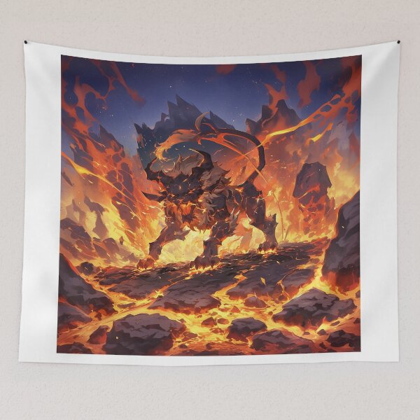 Item preview, Molten Beast Rises from Lava Eruption designed and sold by Christian Weiss.