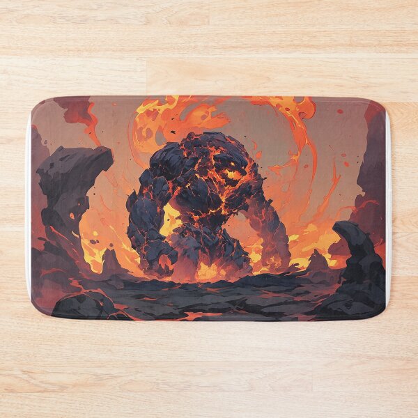 Item preview, Molten Golem Surrounded by Firestorm designed and sold by Christian Weiss.
