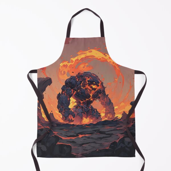 Item preview, Molten Golem Surrounded by Firestorm designed and sold by Christian Weiss.