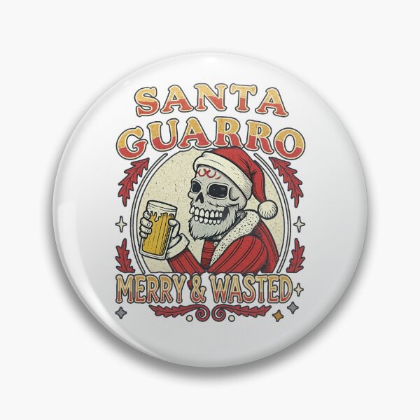 Item preview, Santa Guarro - Bebedor retro alegre y desperdiciado designed and sold by SkullTroops.