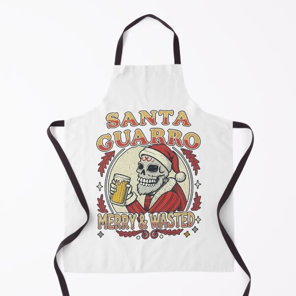 Item preview, Santa Guarro - Merry Wasted Retro Drinker designed and sold by SkullTroops.