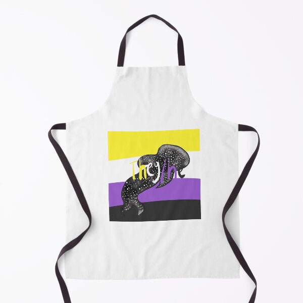 Item preview, They/he nonbinary flag with whaleshark designed and sold by Swirling_UniverseShop.