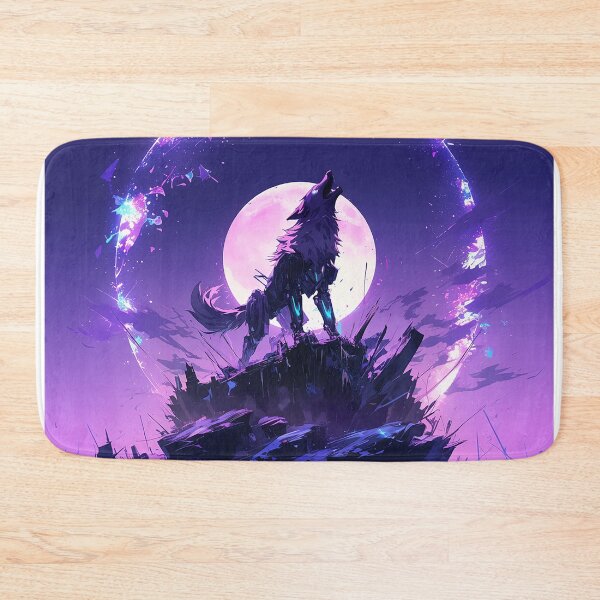 Item preview, Howling Mech Wolf Under Moon designed and sold by Christian Weiss.