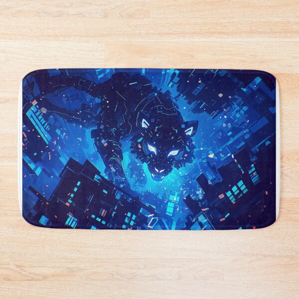 Item preview, Neon Tiger Stalking Cyber Jungle designed and sold by Christian Weiss.