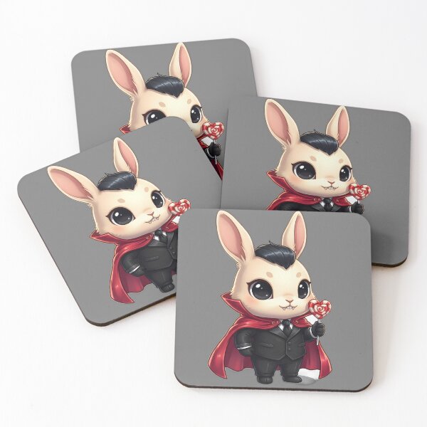 Item preview, Kawaii Vampire Bunny Halloween, Cute Monster Rabbit designed and sold by FixwellStudio.