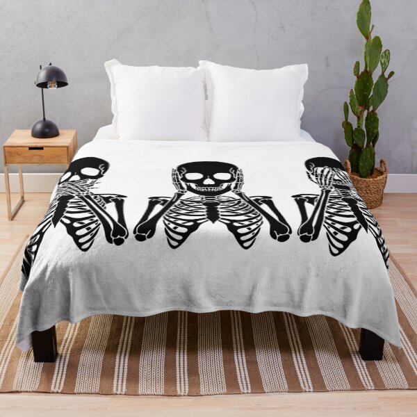 Item preview, Three skeletons hear no evil see no evil design designed and sold by AFernandesDSG.