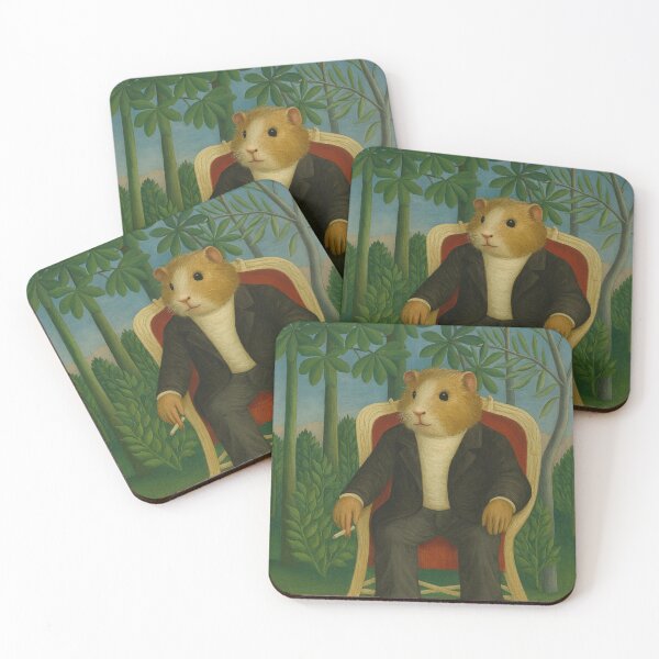 Item preview, Guinea Pig Portrait of Joseph Brummer (After Rousseau) designed and sold by gandolfwizard.