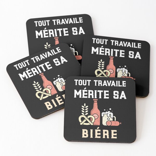 Item preview, Tout travail mérite sa biére 21 fraîche  designed and sold by CoolandVibrant.