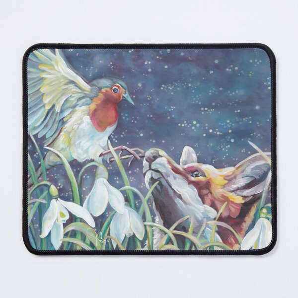 Item preview, mr fox and his feathered friend designed and sold by MeganRoseArt.