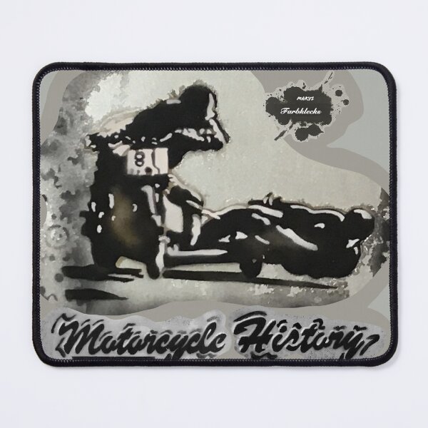 Item preview, Portrait of a motorcycle sidecar designed and sold by marysfarbklecks.