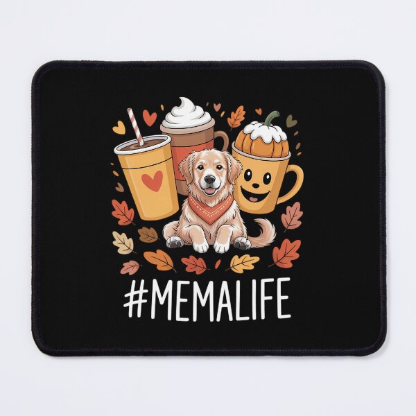 Item preview, Mema Life Fall Coffee Thanksgiving Pumpkin Autumn Dog Lover designed and sold by Bandikonsalez.