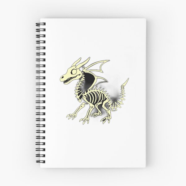 Item preview, Glow-in-the-Dark Skeletal Dragon Art designed and sold by sharon1210.