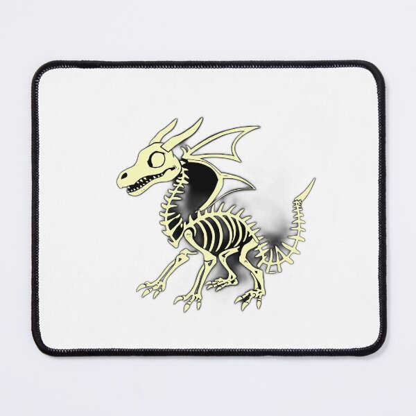 Item preview, Glow-in-the-Dark Skeletal Dragon Art designed and sold by sharon1210.