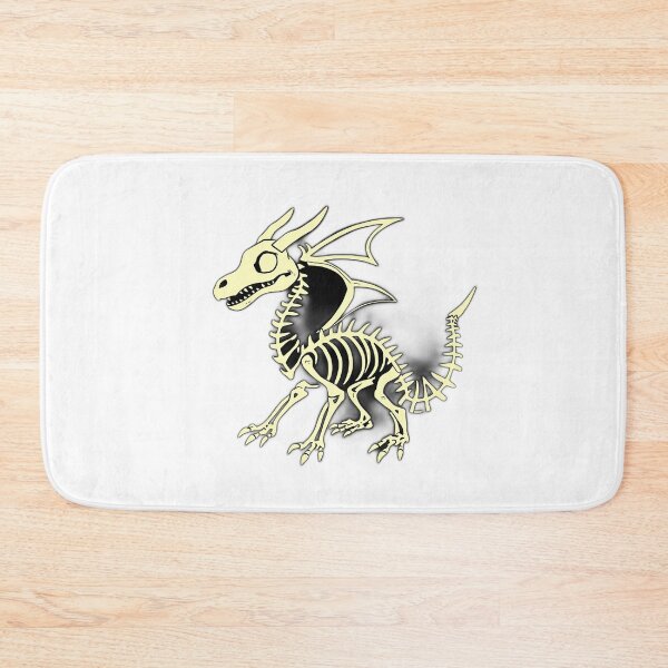 Item preview, Glow-in-the-Dark Skeletal Dragon Art designed and sold by sharon1210.