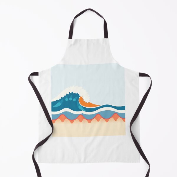 Item preview, Abstract Geometric Ocean Waves designed and sold by sharon1210.