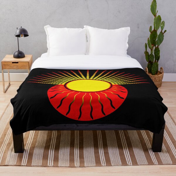 Sun, Land & People Throw Blanket