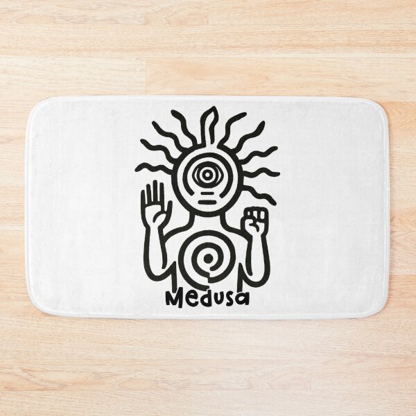 Item preview, Minimalist Medusa Glyph Mythology Black Design designed and sold by CottonandQuill.