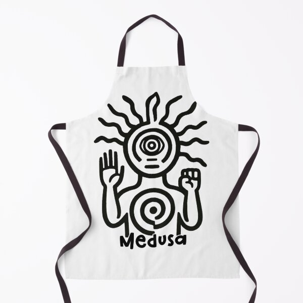 Item preview, Minimalist Medusa Glyph Mythology Black Design designed and sold by CottonandQuill.