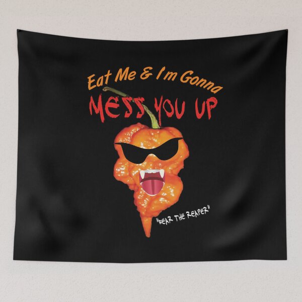 Item preview, Nasty Reaper Hot Pepper Chili Head Angry Face  	 designed and sold by oiadkcgk61.