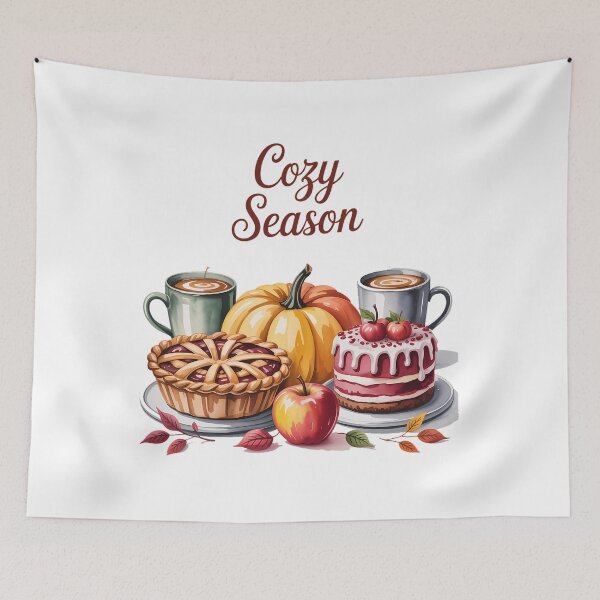 Item preview, Cozy Season Fall Birthday Vibes Pumpkins & Hot Drinks designed and sold by Bandikonsalez.