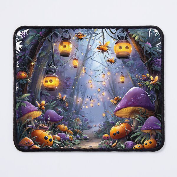 Item preview, Halloween Fairy Forest with Lanterns designed and sold by BGHoneyPrints.