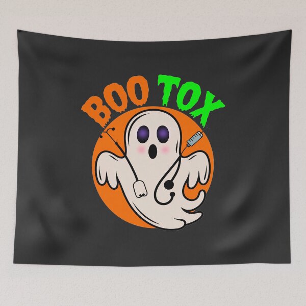 Item preview, Boo Tox Aesthetic Nurse Injector Cute Ghost Halloween Party designed and sold by FreshVibe Prints.