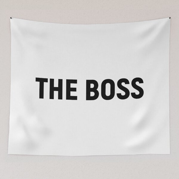 Item preview, The Boss - Job Title Text (Black) designed and sold by STUDIO-72.