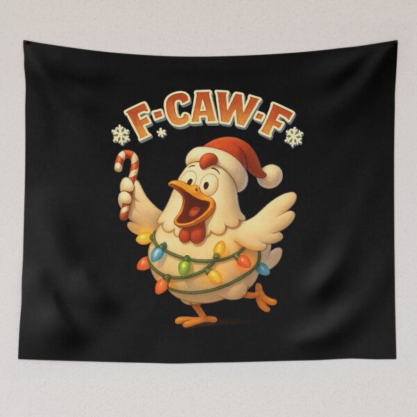 Item preview, Funny Christmas Chicken F-CAW-F designed and sold by AnitaBice.