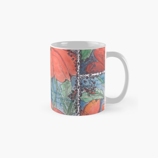Bees, Flowers and Love Classic Mug