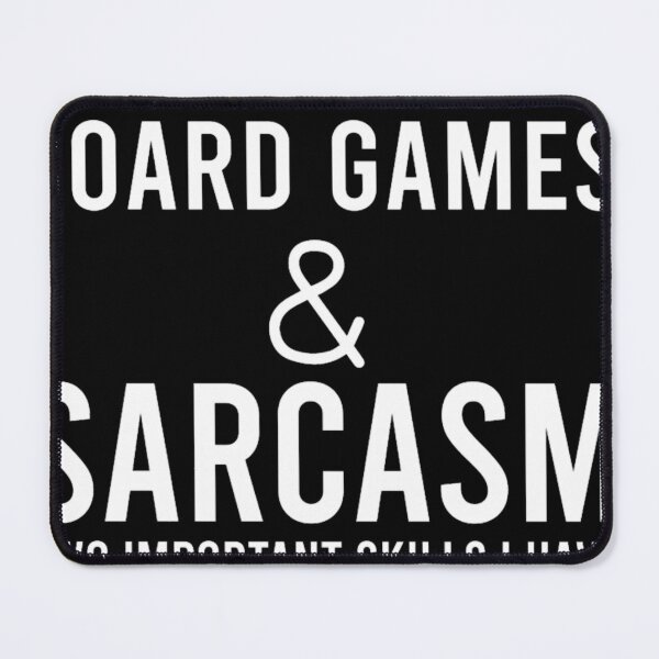 Item preview, Board Games And Sarcasm, board game, board games Player designed and sold by DERIFORTESQUE.