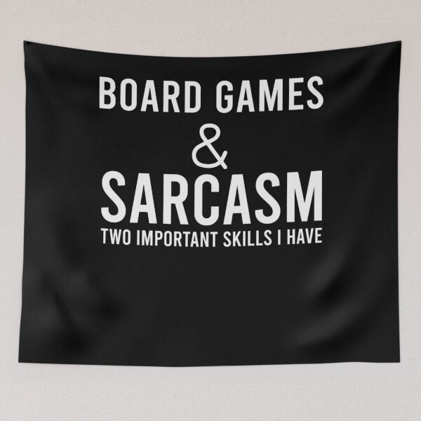 Item preview, Board Games And Sarcasm, board game, board games Player  designed and sold by DERIFORTESQUE.