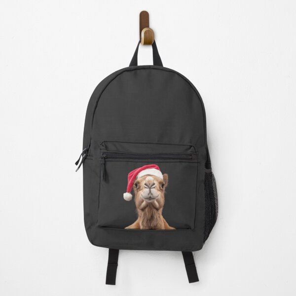 Item preview, Camel with Christmas Hat – Festive Camel Xmas Design designed and sold by LazyOwlStore.