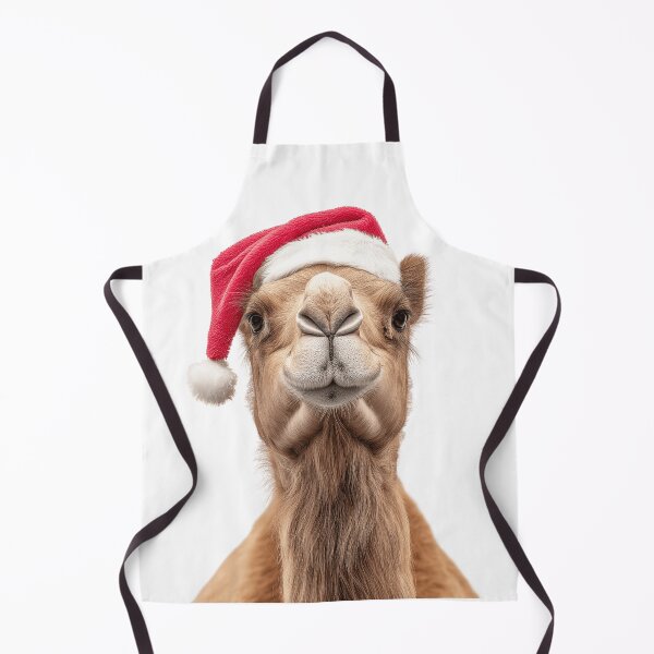 Item preview, Camel with Christmas Hat – Festive Camel Xmas Design designed and sold by LazyOwlStore.