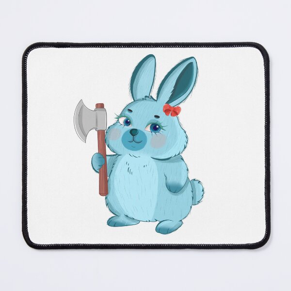 Item preview, Little Charm: Rabbit with Bow Pin designed and sold by Iqrapixels.