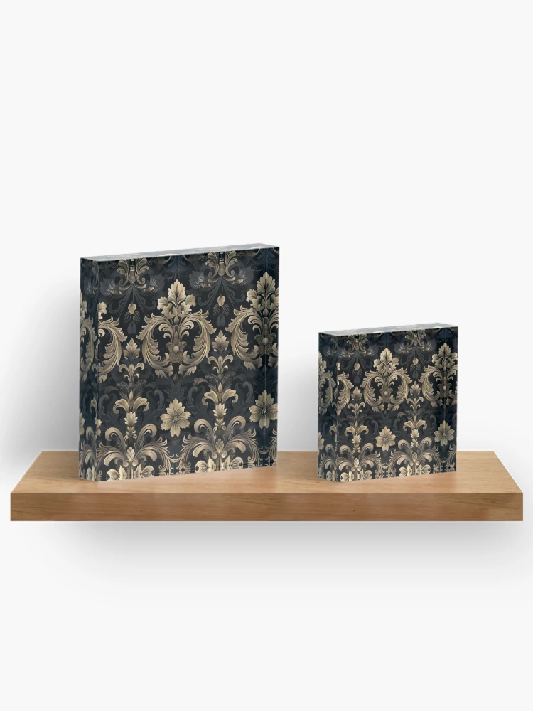 Thumbnail 3 of 5, Acrylic Block, Gothic - Pattern designed and sold by RWT-Design.