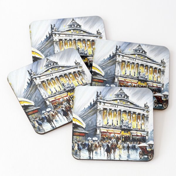 Item preview, Avenue de l’Opéra on a Rain-Soaked Parisian Evening (2) designed and sold by artdesignsnow.
