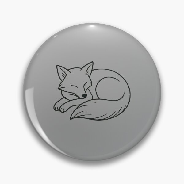 Item preview, Curled Fox  designed and sold by StickerSnack1.