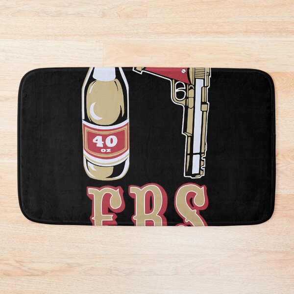 Item preview,  Cool Mens Black 49Ers 40 Oz 9Mm Gold Gun designed and sold by DaviHoppe.