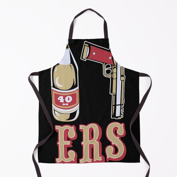 Item preview,  Cool Mens Black 49Ers 40 Oz 9Mm Gold Gun designed and sold by DaviHoppe.