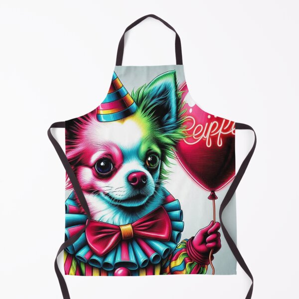 Item preview, Cute clown chihuahua dog designed and sold by Dogandesighn.