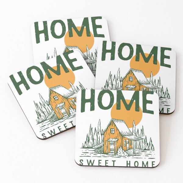 Item preview, Home Sweet Home Cabin Art Print designed and sold by Visual Foundry.
