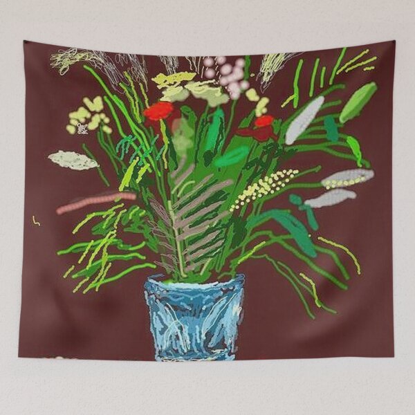 Item preview, 27th February 2021, Tall Flowers In A Tall Vase by David Hockney designed and sold by FEUVSD.