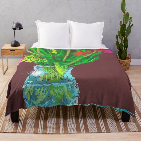Item preview, 24th February 2021, Red, Yellow And Purple Flowers On A Blue Tablecloth by David Hockney designed and sold by FEUVSD.