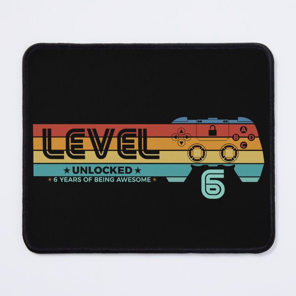 Item preview, Level 6 Unlocked - 6 years old - 6th Birthday Gamer designed and sold by NH2019.