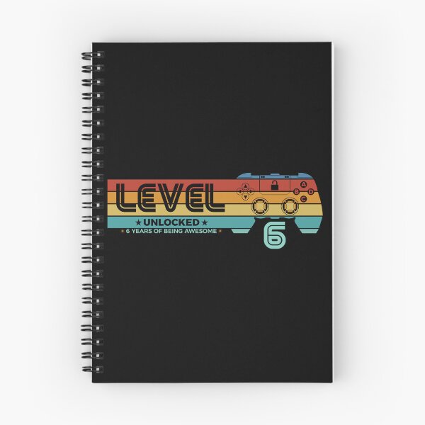 Item preview, Level 6 Unlocked - 6 years old - 6th Birthday Gamer designed and sold by NH2019.